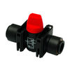 3/2 In-Line Mini-Ball-Valve with Vent Ø8mm 7913 08 00